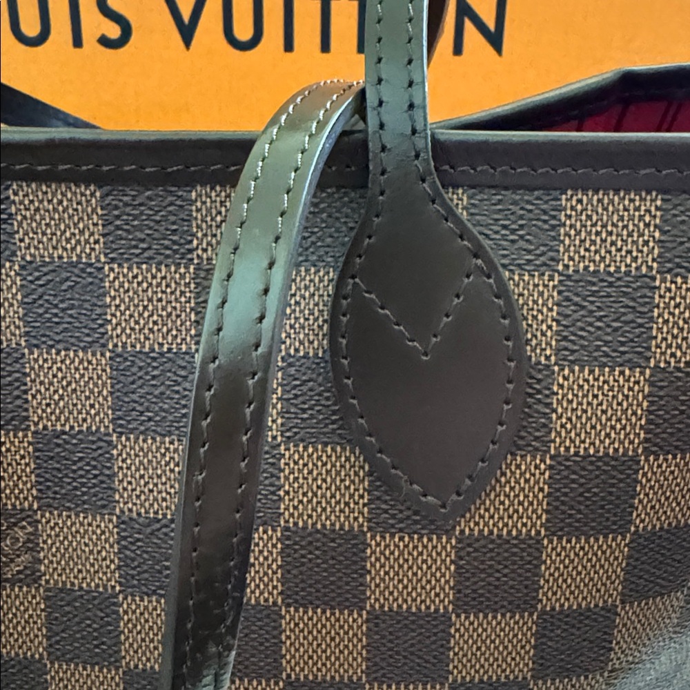 Louis Vuitton Brown Damier Ebene Neverfull MM - Picture 3 of 13